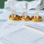 Tax Savings - Tax Documents on the Table