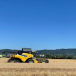 AgriTech - a yellow tractor in a field