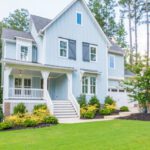 Rental Property - Blue House on Green Lawn